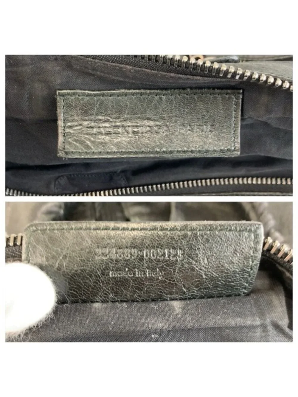 Balenciaga Classic Square Black Leather Tote Shoulder